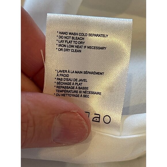 BB Dakota Revolve White Fit And Flare Mini Dress With‎ Gray Bow Print Size 0 - Picture 14 of 14